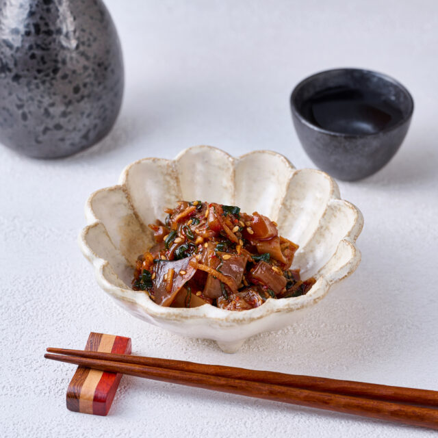 鹿児島県内之浦アオリイカ下足旨辛(生食用)